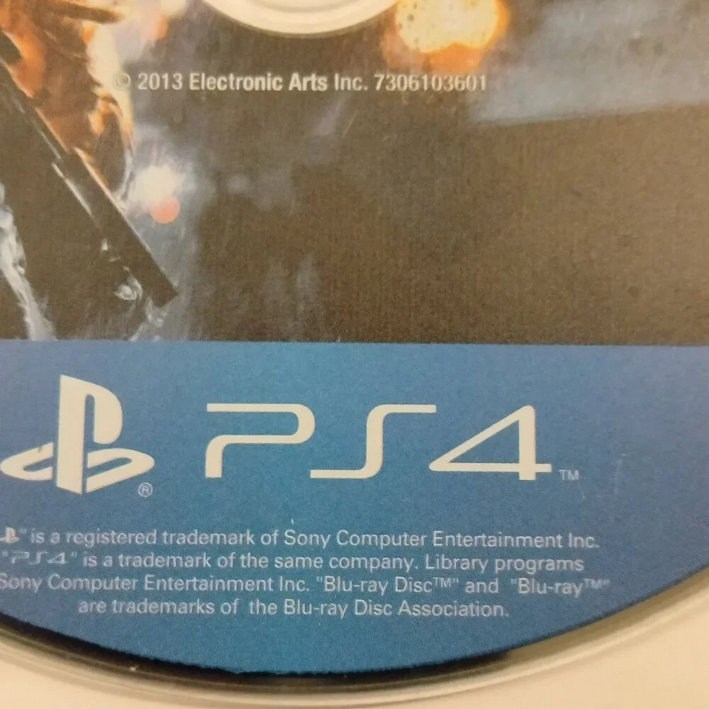 Battlefield 4 PS4 Game Disc Mature 17 EA DICE Bluray